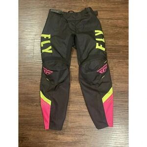 Fly‎ Racing Woman's Pink Green Pants Size 26 F-16